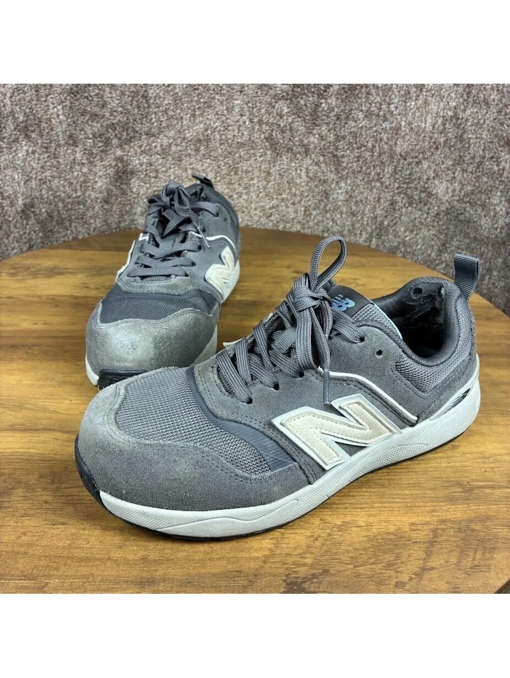 New Balance Elite Lite Mens Size 7.5 B Gray Composite Toe Safety Work Shoes